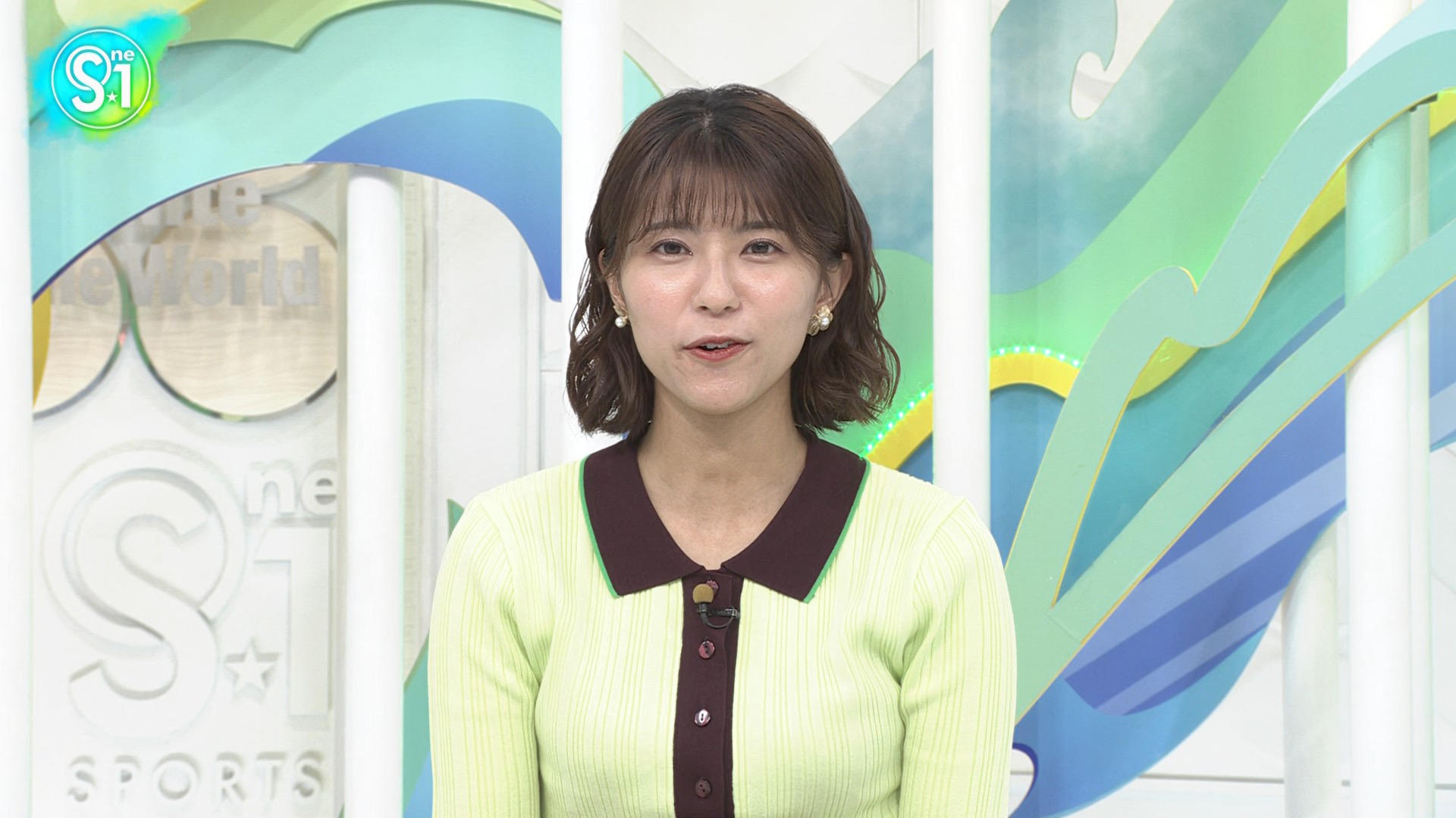 画像御手洗菜々アナ ニットの胸元がくっきり!! 画像10 画像御手洗菜々アナ ニットの胸元がくっきり!! 画像10