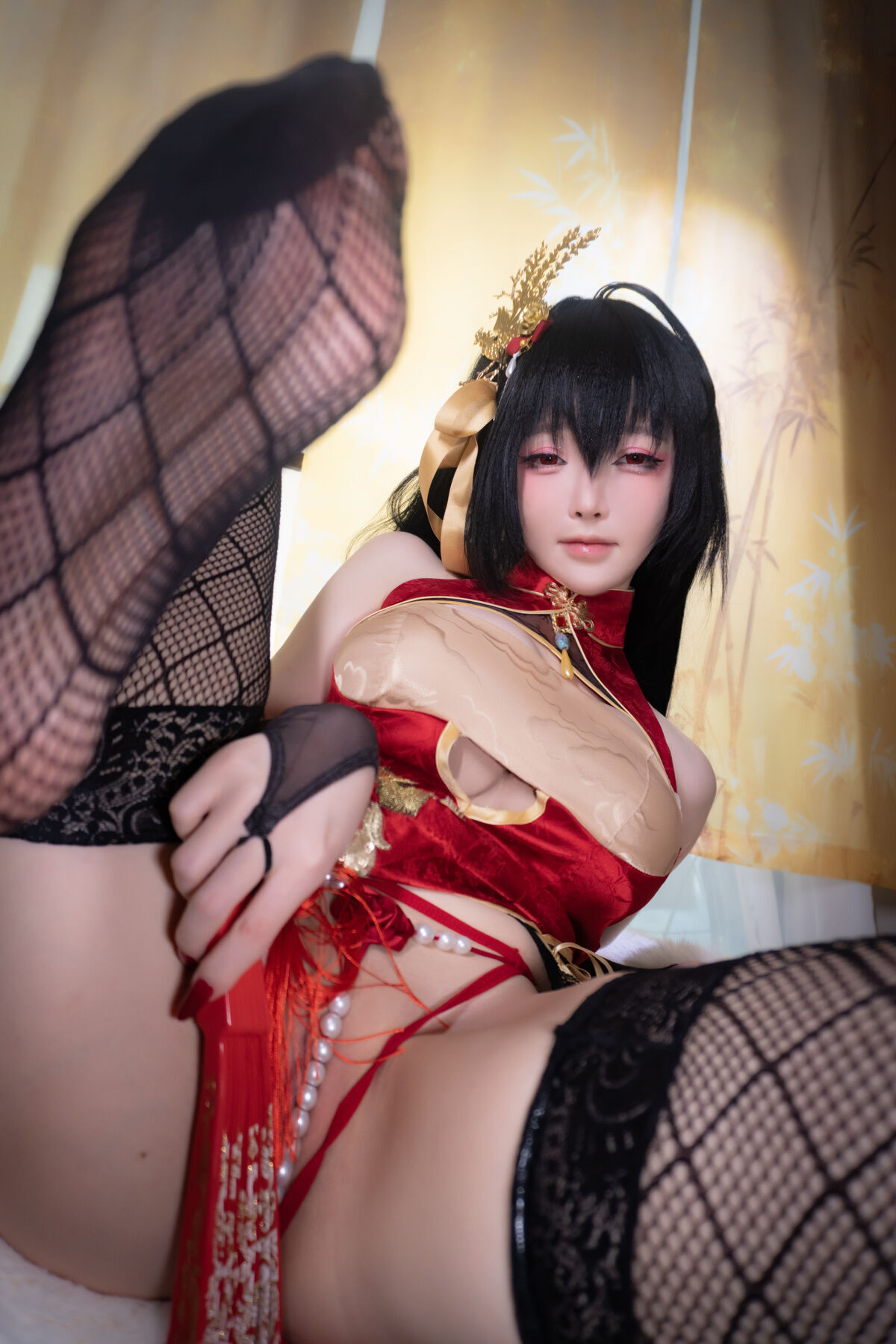 画像玉パンま◯こをM時開脚で大胆露出!『アズールレーン』大鳳 18禁巨乳エロレイヤー画像 画像10 画像玉パンま◯こをM時開脚で大胆露出!『アズールレーン』大鳳 18禁巨乳エロレイヤー画像 画像10